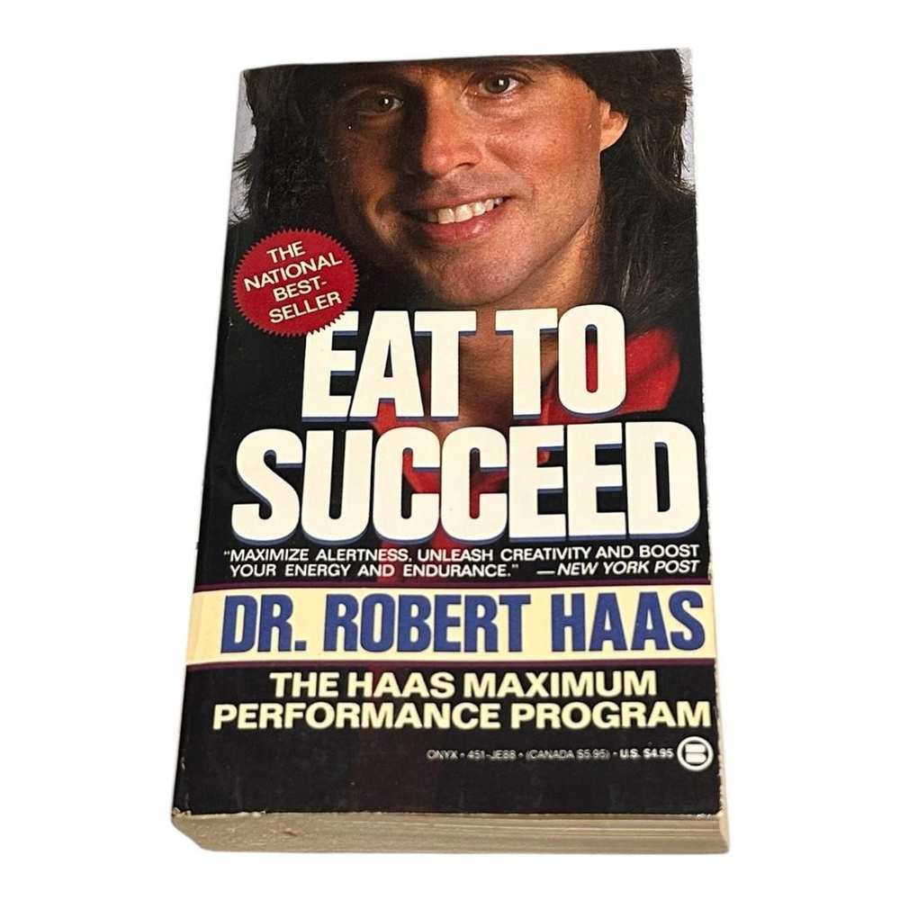 Vintage Eat To Succeed Dr Robert Haas Nutrition Diet Health Paperback Book 1987